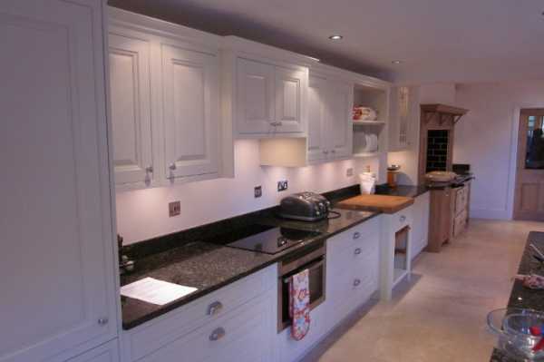 This shows the view from the kitchen towards the aga and dining area